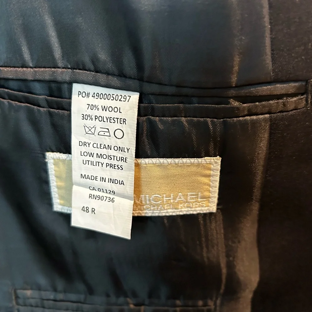 Michael Kors Navy Men's Blazer - Picture 4 of 4